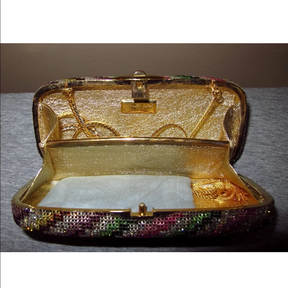 Judith Leiber Mini Handbag Bag Miniaudiere Crystal - Picture 6 of 8